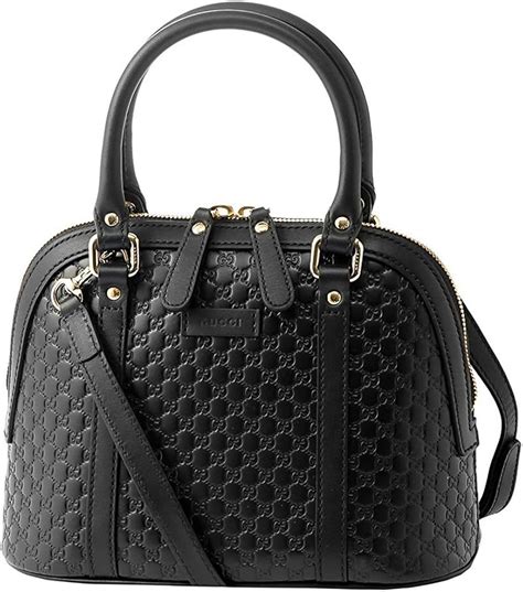 Gucci Microguccissima Black Leather Bag (449654) 